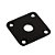 Suporte Jack Conexão Preto (3 Peças) Spirit LJCH-FLAT-BK - Imagem 1
