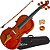 Violino 1/2 Hofma Hve221 Arco Crina Animal Case - Imagem 1