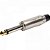 Plug P10 Mono Metal 17mm com Ponta Gold PGPZ0037 Storm - PCT / 10 - Imagem 1