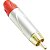 Conector RCA(M) Vermelho Datalink - PCT / 10 - Imagem 1