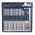 Mesa de Som Soundcraft Signature Analógica 16 Canais Preto/Azul Qualidade de Áudio - Imagem 1