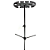 Pedestal Suporte Descanso Para 8 Microfones Saty - Pm08 - Imagem 1