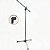 Pedestal Suporte Microfone Profissional Tpl Ask + Cachimbo - Imagem 1