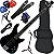 Kit Contrabaixo 4 Cordas Waldman GBW-100 Preto Bx02 - Imagem 1
