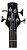 Baixo Waldman GBW-100A Ativo 4 Cordas Preta (BK) - Imagem 3