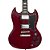 Guitarra Elétrica Sg De Madeira Maciça Thomaz Teg 340 Vermelho - Imagem 4