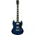 Guitarra Elétrica Sg De Madeira Maciça Thomaz Teg 340 Azul - Imagem 2