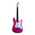 Guitarra Phoenix Stratocaster Com Afinador Rosa St1t Pk - Imagem 1