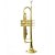 Trompete Tp 200 Laqueado Dourado Com Case New York - Imagem 4