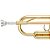 Trompete Ytr 3335 Cn Laqueado Dourado Com Case Yamaha - Imagem 3
