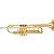 Trompete Ytr 3335 Cn Laqueado Dourado Com Case Yamaha - Imagem 1