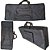 Capa Bag Master Luxo Para Teclado Roland Fantom X6 (preto) - Imagem 1
