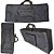 Capa Bag Master Luxo Para Teclado Yamaha Tyros 5 61 (preto) - Imagem 2