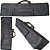 Capa Bag Para Piano Casio Px 350mb Nylon Preto Master Luxo - Imagem 1