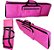 Capa Bag Para Teclado Musical 5/8 Nylon Master Luxo Rosa - Imagem 1