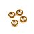 Bucha Trocolos Instrumentos Dourada (4 Peças) Spirit JTS-GD - Imagem 1