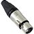 Conector Xlr Canon Femea 3 Pinos Prata XLR500 Devox - Imagem 1