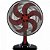 Ventilador de Mesa Ventisol Turbo 6 50cm Vermelho 127v - Imagem 1