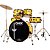 Bateria Acústica Nagano Onix Drums Smart 22" Big Yellow - Imagem 4