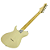 Guitarra Aria J-TL See-Through Vintage White - Imagem 2