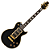 Guitarra Aria PE-350PF Aged Black - Imagem 1