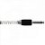Conector P10 Macho Mono Liga de Zinco HJ019M Preto HYX - Imagem 3