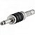 Conector P10 Macho Mono Niquelado HJ018M Preto HYX - Imagem 2