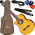 Kit Violão Elétrico Canhoto Eagle CH800 LH Nylon Natural Vx01 - Imagem 1