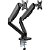 Suporte Articulado Para Dois Monitores com Pistão a Gás Fortrek FK441S 17"-32" - Imagem 4