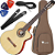 Kit Violão Eletroacustico Cutaway Eagle Ch800 STNT Satin Natural Vx01 - Imagem 1