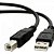 Cabo de Dados USB 2.0 A Macho x USB 2.0 B Macho 5m Preto Storm - Imagem 1