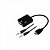 Conversor HDMI x VGA Chip Sce Preto - Imagem 1