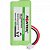 Bateria Recarregável Conector A58 Para Telefone sem Fio NiMh 600mAh 2,4V RONTEK - Imagem 2