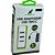 Hub Adaptador XC-HUB-10 USB/USB Tipo C Branco Flex - Imagem 2
