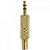 Plug P2 Stereo Com Mola Gold Genérico Storm - DEZ / 10 - Imagem 1