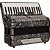 Acordeon Eagle EGA0780 80 Baixos Pearl Black - Imagem 2
