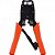 Alicate para Crimpar RJ11/RJ12/RJ45 com Catraca W ATC01 Laranja HYX - Imagem 1