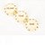 Set De Knobs Fender VTT Para Guitarra Stratocaster Branco Envelhecido - Imagem 2