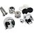 Trava Para Correia Fender Strap Lock Cromado - Imagem 1