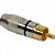 Plug RCA Profissional Metal PGRC0012 Preto Storm - DEZ / 10 - Imagem 1