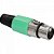 Conector Cannon Fêmea Plastico JCCN0009 Verde Storm - PCT / 5 - Imagem 1