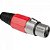Conector Cannon Fêmea Plástico JCCN0005 Vermelho Storm - PCT / 5 - Imagem 1