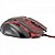 Mouse Gamer Fortrek Spider 2 OM705 3200 Dpi Preto/Vermelho - Imagem 3