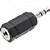 Adaptador P1 Estéreo x J2 Estéreo ADAP0024 Preto Storm - PCT / 10 - Imagem 1