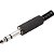 Plug P10 Estéreo Com Proteção PGPZ0008 Preto Storm - PCT / 10 - Imagem 1