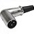 Conector Cannon Macho Metálico de 90° PGCN0012 Níquel STORM - PCT / 10 - Imagem 1