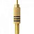 Plug RCA Macho 6/7mm Com Mola 3FXA Tarja Preta Genérico Storm - DEZ / 10 - Imagem 1