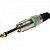 Plug P10 Mono Metal Ponta Gold Verde Storm - PCT / 5 - Imagem 1