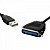 Cabo USB Para Paralelo 36 Pinos 1,8M Preto Storm - Imagem 1