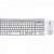 Kit Teclado + Mouse sem Fio K-W510SWH Branco/Prata C3TECH - Imagem 1